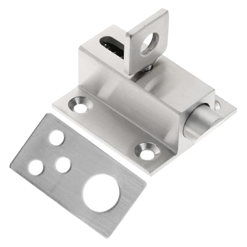 LOORGVEL Edelstahl Türschloss Riegel mit Feder Langlebiger Sicherheitsriegel für Türen Fenster Schränke Einfache Montage Geeignet für Holz Metalltüren Praktische Verriegelung LOORGVEL Edelstahl Türschloss Riegel mit Feder Langlebiger Sicherheitsriegel für Türen Fenster Schränke Einfache Montage Geeignet für Holz Metalltüren Praktische Verriegelung von LOORGVEL