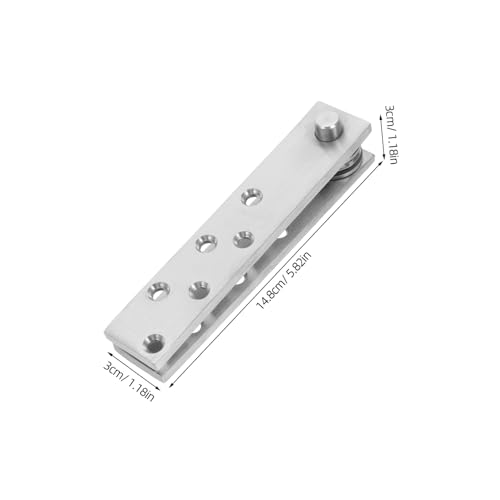 LOORGVEL Edelstahl Unsichtbares Türscharnier Schwerlast Drehbar Verdeckt für Holztüren Geheime Buchcase Tür Versteckte Scharniere Robust Langlebig von LOORGVEL