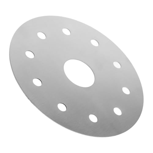 LOORGVEL Edelstahl Wärmeverteilerplatte Rund Hitzeleitblech für Gasherd und Induktionsherd Robustes Küchenzubehör mit Schneller Wärmeleitung und Gleichmäßiger Hitzeverteilung für Töpfe und von LOORGVEL