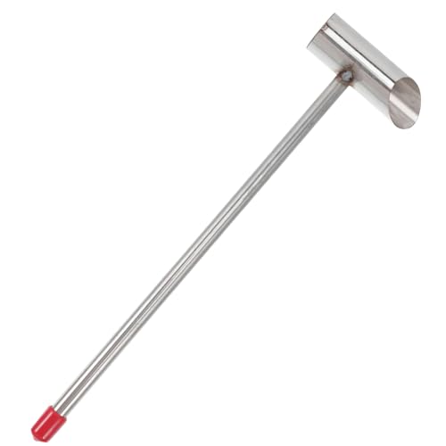 LOORGVEL Edelstahl Zuckerlöffel mit Langem Griff für Zuckerwattemaschine Multifunktionaler Zuckerportionierer Ergonomisch Langlebig Passend für Flüssige und Feste Zufällige Zufällige Farbe von LOORGVEL