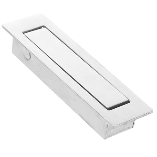 LOORGVEL Einlassmuschel Griffmulde Recessed Türgriff Einbau Griff für Schränke Schiebetüren Robuster Platzsparender Innengriff für Möbel Installieren von LOORGVEL
