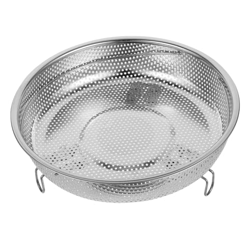 LOORGVEL Einstellbarer Edelstahl Dampfkorb mit Feinem Sieb Abnehmbarer Gemüse und Obstkorb Hitzebeständig und Langlebig Vielseitig für Dämpfen Kochen und Abtropfen Küche Geeignet von LOORGVEL