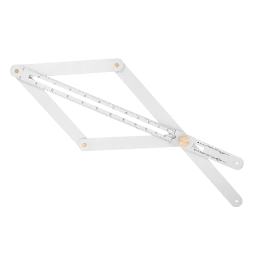 LOORGVEL Einstellbarer Winkelmesser aus Langlebiges Multifunktions Miter Protractor Werkzeug für Präzise Winkelmessungen bei Fliesen Geeignet für Handwerker und Heimwerker LOORGVEL Einstellbarer Winkelmesser aus Langlebiges Multifunktions Miter Protractor Werkzeug für Präzise Winkelmessungen bei Fliesen Geeignet für Handwerker und Heimwerker von LOORGVEL