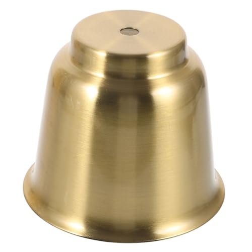 LOORGVEL Eisen Lampenschirm im Glockendesign Kupferfarben Dekorativer Vintage Lampenschirm für Tischlampen Wohnzimmer Schlafzimmer Bar Restaurant DIY Lichtabdeckung von LOORGVEL