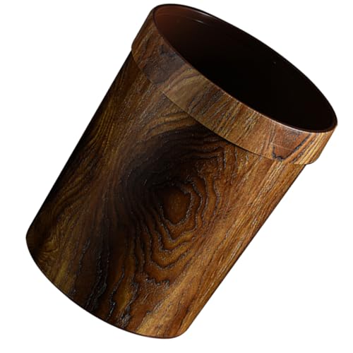 LOORGVEL Eleganter Holzmaserung Mülleimer Abfalleimer Retro Design für Küche Büro Schlafzimmer Praktische LOORGVEL Eleganter Holzmaserung Mülleimer Abfalleimer Retro Design für Küche Büro Schlafzimmer Praktische von LOORGVEL