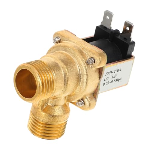 LOORGVEL Elektromagnetventil für Wasserspender und Gartensprinkler Langlebiges Magnetventil aus Metall Druckbeständig Geeignet für Wassersteuerung und Waschmaschinen von LOORGVEL