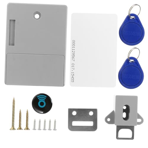 LOORGVEL Elektronisches Rfid Schrankschloss Unsichtbar Selbstverriegelnd Bohrfrei Material Mechanischer Zylinderschloss Geeignet für Schranktüren Büro Zuhause Gym Sauna LOORGVEL Elektronisches Rfid Schrankschloss Unsichtbar Selbstverriegelnd Bohrfrei Material Mechanischer Zylinderschloss Geeignet für Schranktüren Büro Zuhause Gym Sauna von LOORGVEL