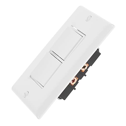 LOORGVEL Elektropaddelschalter Doppelschalter mit Wandplatte für Wohn und Gewerbe Beleuchtet Robust und Langlebig für Sichere Anwendungen und LOORGVEL Elektropaddelschalter Doppelschalter mit Wandplatte für Wohn und Gewerbe Beleuchtet Robust und Langlebig für Sichere Anwendungen und von LOORGVEL