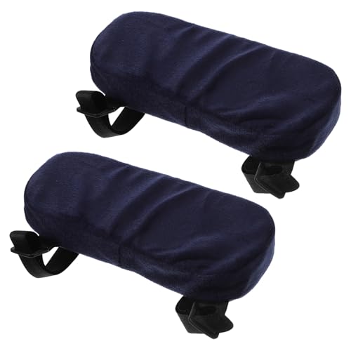 LOORGVEL Ergonomische Bürostuhl Armlehnenpolster Memory Schaum rutschfest Druckentlastend Abnehmbare Bequeme Armlehnenkissen für Büro Gaming Esszimmerstühle von LOORGVEL