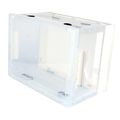 LOORGVEL Faltbare Aufbewahrungsbox aus Kunststoff Kleine Transparente für Kleidung und Bücher Stapelbarer Langlebiger Organizer für Zuhause und Studentenwohnheim LOORGVEL Faltbare Aufbewahrungsbox aus Kunststoff Kleine Transparente für Kleidung und Bücher Stapelbarer Langlebiger Organizer für Zuhause und Studentenwohnheim von LOORGVEL