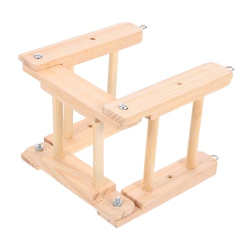 LOORGVEL Faltbare Vogelleiter aus Natürlichem Holz Verstellbare Kletterleiter für Papageien und Großsittiche Multifunktionale Trainingsleiter mit Krallenschleif Spielbereich Platzsparend LOORGVEL Faltbare Vogelleiter aus Natürlichem Holz Verstellbare Kletterleiter für Papageien und Großsittiche Multifunktionale Trainingsleiter mit Krallenschleif Spielbereich Platzsparend von LOORGVEL