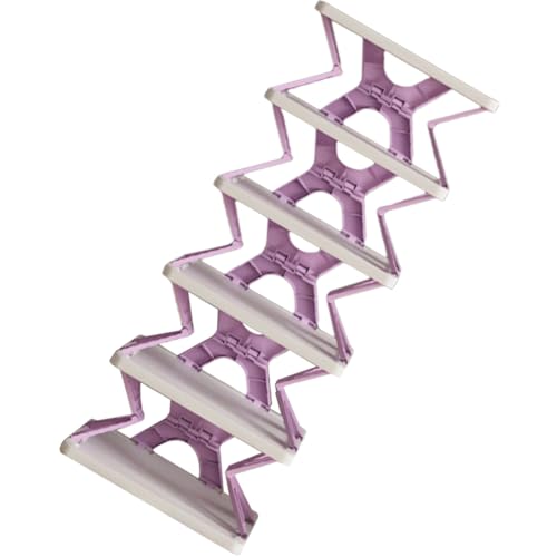 LOORGVEL Faltbarer Schuhregal Organizer aus Robustem Kunststoff Platzsparend und Stabil Multifunktionaler Schuhaufbewahrer für Zimmer Bad und Schrank Minimalistisches Design in Violett LOORGVEL Faltbarer Schuhregal Organizer aus Robustem Kunststoff Platzsparend und Stabil Multifunktionaler Schuhaufbewahrer für Zimmer Bad und Schrank Minimalistisches Design in Violett von LOORGVEL