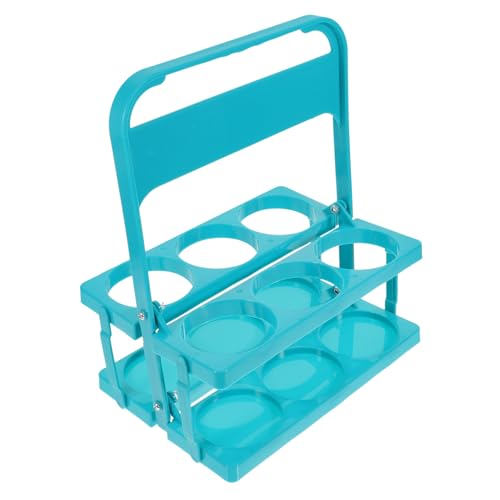 LOORGVEL Faltbarer Tragbarer Bierflaschenträger für Flaschen Bunter Getränketräger für Auto und Party Kompakt und Leicht für Bar Zuhause und Unterwegs von LOORGVEL