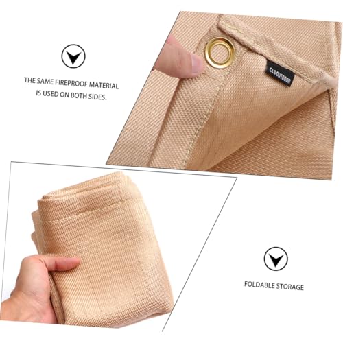 LOORGVEL Feuerfeste Isoliermatte Doppelseitig Wasser Ölbeständig Hitzeschutzmatte für Grill Picknick Camping Leicht Hitzebeständig für Outdoor und BBQ LOORGVEL Feuerfeste Isoliermatte Doppelseitig Wasser Ölbeständig Hitzeschutzmatte für Grill Picknick Camping Leicht Hitzebeständig für Outdoor und BBQ von LOORGVEL