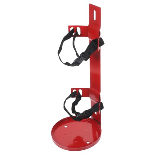 LOORGVEL Feuerlöscher-Aufhänger montiert Wand Feuerlöscherhalterung erste Klammern Feuerlöscher -Berg Feuerlöschergestell Haken für Halterung für Polyester rot von LOORGVEL