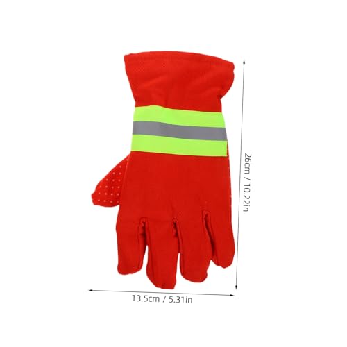 LOORGVEL Feuerwehr handschuhe Hitzebeständig Rutschfest Atmungsaktiv Isolierte Rettungshandschuhe für Feuerwehr und Outdoor arbeiten Einheitsgröße Orange Robust und Langlebig LOORGVEL Feuerwehr handschuhe Hitzebeständig Rutschfest Atmungsaktiv Isolierte Rettungshandschuhe für Feuerwehr und Outdoor arbeiten Einheitsgröße Orange Robust und Langlebig von LOORGVEL