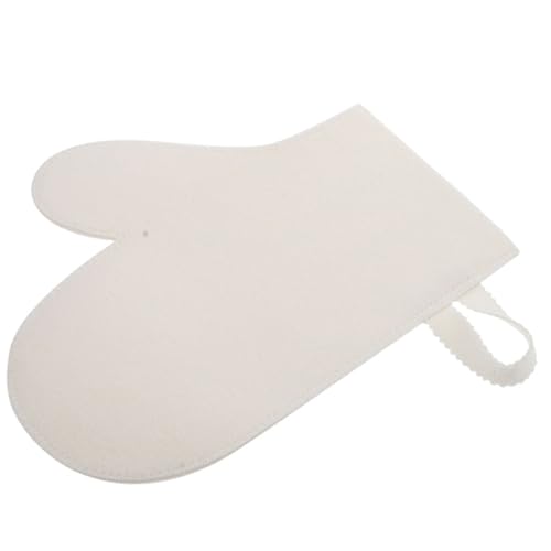 LOORGVEL Filz Sauna Handschuh Weiß Wärmeschutz Sauna Zubehör Atmungsaktiv Sanft mit Aufhängering Praktisch für Spa und Bad LOORGVEL Filz Sauna Handschuh Weiß Wärmeschutz Sauna Zubehör Atmungsaktiv Sanft mit Aufhängering Praktisch für Spa und Bad von LOORGVEL