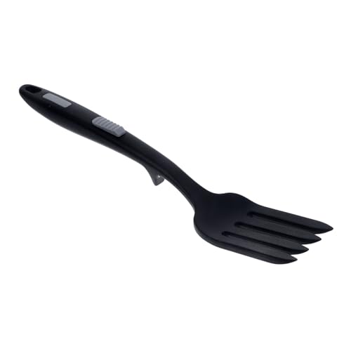 LOORGVEL Flexible Silikongabel aus Gesundem Silikon Ergonomisch Geformt mit Rundem Griff Vielseitige Küchenhilfe für Salat Pasta und Haushalt Hitzebeständig und Leicht zu Reinigen von LOORGVEL