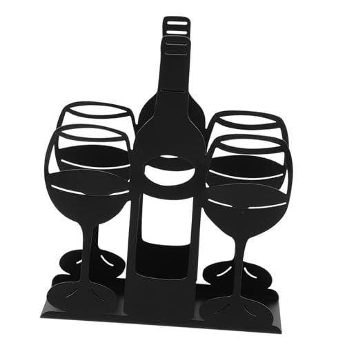 LOORGVEL Freistehender Metallserviettenhalter mit Weinglas Design Eleganter Servietten Organizer für Esszimmer Restaurants und Partys und Multifunktional LOORGVEL Freistehender Metallserviettenhalter mit Weinglas Design Eleganter Servietten Organizer für Esszimmer Restaurants und Partys und Multifunktional von LOORGVEL