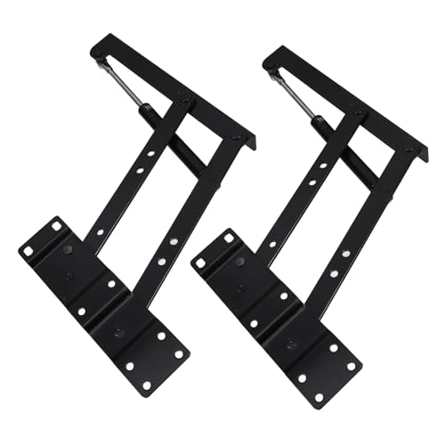 LOORGVEL Furniture Lifting Rack Klappmechanismus Hochklappbarer Tisch Hebemechanismus Langlebiger Federfeder Faltbarer Hebeständer für Couchtisch Schreibtisch Esstisch Einfache Montage von LOORGVEL