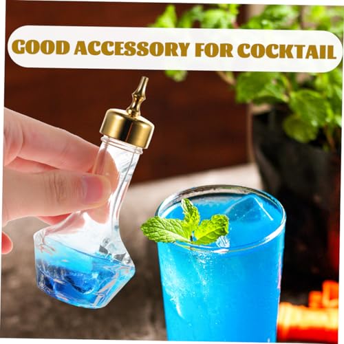LOORGVEL Glas Bitters Flasche mit Deckel Kompakte Leichte Cocktail Flasche aus Robustem Durchsichtigem Glas für Absinthe Whiskey Vodka und Bier Praktisches Kleines Flaschen LOORGVEL Glas Bitters Flasche mit Deckel Kompakte Leichte Cocktail Flasche aus Robustem Durchsichtigem Glas für Absinthe Whiskey Vodka und Bier Praktisches Kleines Flaschen von LOORGVEL
