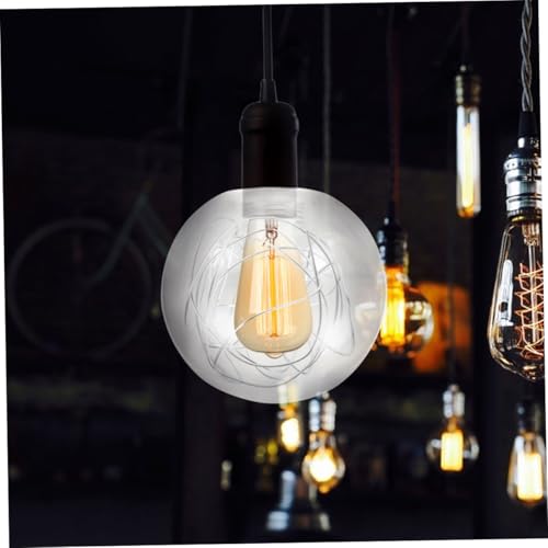 LOORGVEL Glas Lampenschirm Fassung Aluminiumdraht Kugel-design Pendelleuchte Lampenschirm Ersatz Silber und Gold Moderner Lichtabdeckung für Decken Wandlampen LOORGVEL Glas Lampenschirm Fassung Aluminiumdraht Kugel-design Pendelleuchte Lampenschirm Ersatz Silber und Gold Moderner Lichtabdeckung für Decken Wandlampen von LOORGVEL