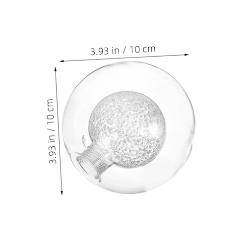 LOORGVEL Glas Lampenschirm Kugel Ersatz Transparent Mattierte Glaskugel Lampenschirm Für Pendelleuchte Wandleuchte Gewinde Kompatibel Modernes Design LOORGVEL Glas Lampenschirm Kugel Ersatz Transparent Mattierte Glaskugel Lampenschirm Für Pendelleuchte Wandleuchte Gewinde Kompatibel Modernes Design von LOORGVEL