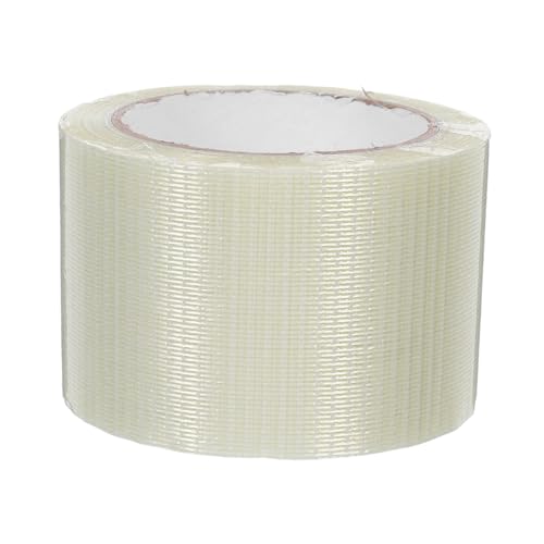 LOORGVEL Glasfaserband Versandband Glasfaserband Faserverstärktes Packband Hochleistungs Packstreifen Faserverstärktes Band Formband Befestigungsband Faserbänder Transparente Pet von LOORGVEL