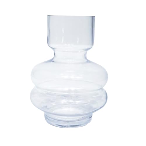 LOORGVEL Glasvase Hydroponik Transparent Dekorative Desktop Vase für Blumenarrangements Nordischer Stil Kompakt Blumendekoration Wohnzimmer Büro LOORGVEL Glasvase Hydroponik Transparent Dekorative Desktop Vase für Blumenarrangements Nordischer Stil Kompakt Blumendekoration Wohnzimmer Büro von LOORGVEL