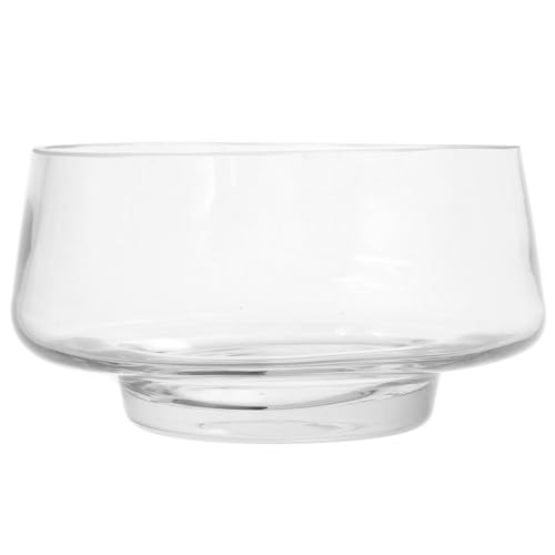 LOORGVEL Glasvase mit Großem Öffnungsdesign Transparente Dekorative Glasschale für Pflanzen als Dekorative Vase für Innenräume und Event Dekoration Praktisches Terrarium für Zimmerpflanzen von LOORGVEL