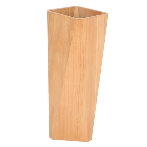 LOORGVEL Großer Holz Regenschirmständer mit Großzügigem Stauraum Kompakt und Platzsparend für Eingangsbereich und Flur Dekorativer Holzschirmhalter für Mehrere Schirme von LOORGVEL