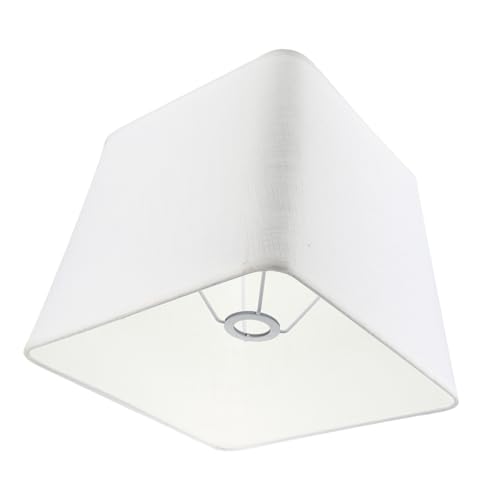 LOORGVEL Großer Quadratischer Lampenschirm aus Hochwertigem Leinenstoff Strapazierfähiger Haushalt lampenschirm mit Feiner Verarbeitung für Tisch Pendelleuchten Sanftes Licht für von LOORGVEL