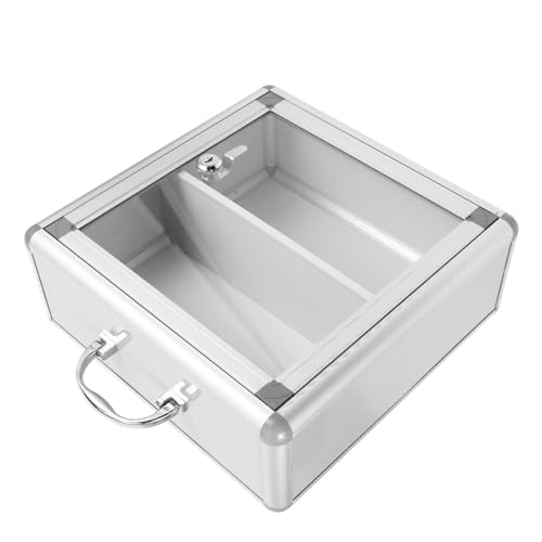 LOORGVEL Großer Wand Medizinschrank mit Transparenter Sichtscheibe Robuste Medikamentenbox für Büro Kindergarten und Zuhause Abschließbare Medikamentenbox mit Großer Kapazität zur LOORGVEL Großer Wand Medizinschrank mit Transparenter Sichtscheibe Robuste Medikamentenbox für Büro Kindergarten und Zuhause Abschließbare Medikamentenbox mit Großer Kapazität zur von LOORGVEL