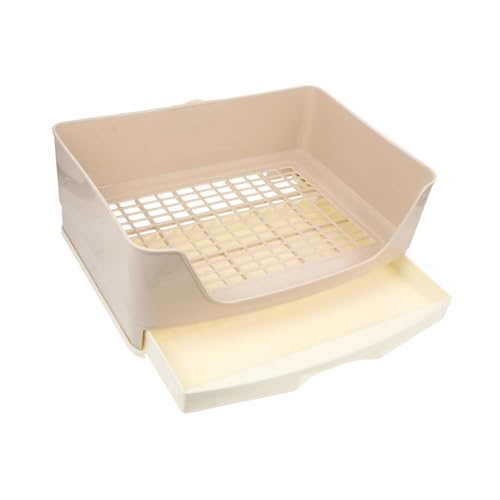 LOORGVEL Großes Kaninchentoilette Tablett mit Abnehmbarem Robustes Kleintier wc für Kaninchen Meerschweinchen Chinchillas Hamster Hygienisch und Leicht zu Reinigen Trainingsunterstützend LOORGVEL Großes Kaninchentoilette Tablett mit Abnehmbarem Robustes Kleintier wc für Kaninchen Meerschweinchen Chinchillas Hamster Hygienisch und Leicht zu Reinigen Trainingsunterstützend von LOORGVEL