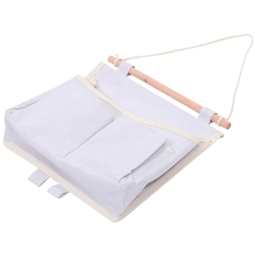 LOORGVEL Hängende Aufbewahrungstasche aus Stoff Robuste Mehrschicht Organizer für Tür Multifunktionale Hängeaufbewahrung für Schlafzimmer Wohnzimmer Bad und Büro Weiß LOORGVEL Hängende Aufbewahrungstasche aus Stoff Robuste Mehrschicht Organizer für Tür Multifunktionale Hängeaufbewahrung für Schlafzimmer Wohnzimmer Bad und Büro Weiß von LOORGVEL