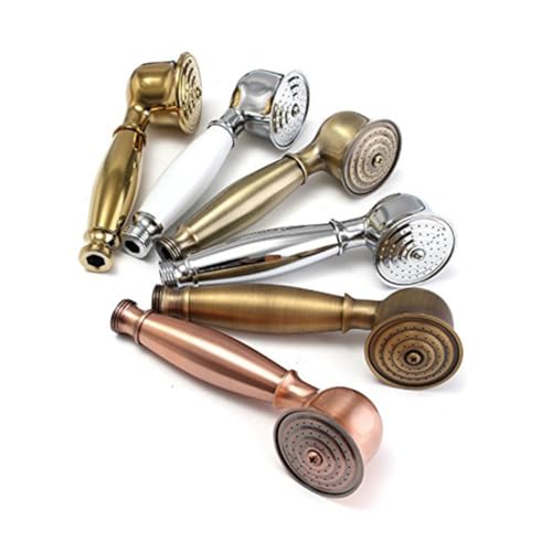 LOORGVEL Handbrause Kupfer Duschkopf Set Langlebig und Wasser Sparend Einfache Montage Stilvolles Badezimmerzubehör Sicherer Massiver Messingkopf LOORGVEL Handbrause Kupfer Duschkopf Set Langlebig und Wasser Sparend Einfache Montage Stilvolles Badezimmerzubehör Sicherer Massiver Messingkopf von LOORGVEL