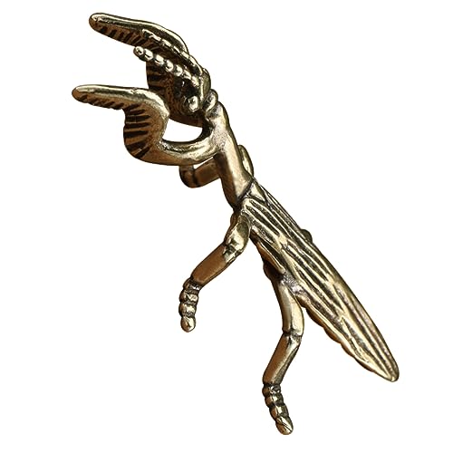 LOORGVEL Handgefertigte Mantis Statue Filigrane Metall Figurine Stabile Kleine Schreibtisch Deko Chinesisches Retro Design Einzigartige Desktop Ornament für und Bürodekoration LOORGVEL Handgefertigte Mantis Statue Filigrane Metall Figurine Stabile Kleine Schreibtisch Deko Chinesisches Retro Design Einzigartige Desktop Ornament für und Bürodekoration von LOORGVEL