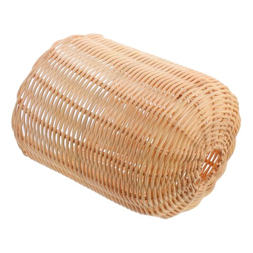 LOORGVEL Handgefertigte Outdoor Gaskartuschenhülle aus Atmungsaktivem Rattan Stoßfester Schutz für Gasflaschen Wetterfeste Gaszylinder abdeckhaube für Camping und Wandern von LOORGVEL