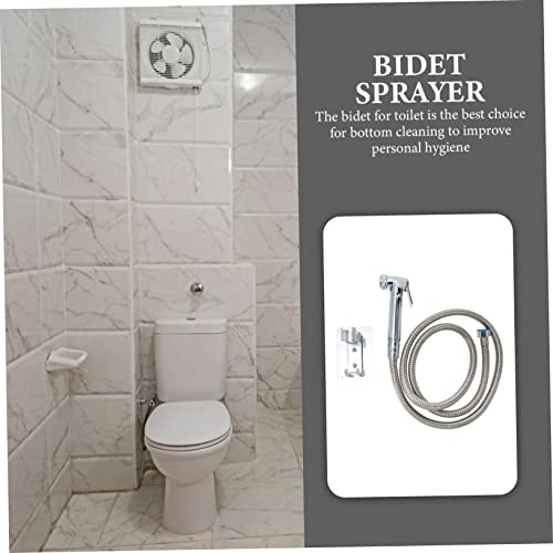 LOORGVEL Handheld Bidet Sprayer aus Kupfer Hochdruck Wc Sprühkopf mit Schlauch Einfache Installation Vielseitig Nutzbar für Persönliche Hygiene und Toilettenreinigung von LOORGVEL