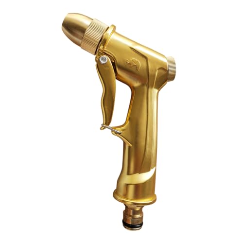 LOORGVEL Hochdruck Wasserpistole Metall Autowäsche und Gartenbewässerung Einstellbare Sprühfunktion Einhandbedienung Robustes Material Wasserdüse für Gartenschlauch und Fahrzeugpflege LOORGVEL Hochdruck Wasserpistole Metall Autowäsche und Gartenbewässerung Einstellbare Sprühfunktion Einhandbedienung Robustes Material Wasserdüse für Gartenschlauch und Fahrzeugpflege von LOORGVEL