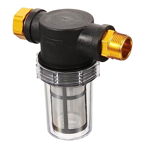 LOORGVEL Hochdruckreiniger Filter für Garten Sedimentfilter mit Mesh für Anschlüsse Effizientes Wasserfilter System für Gartenbewässerung und Schläuche von LOORGVEL