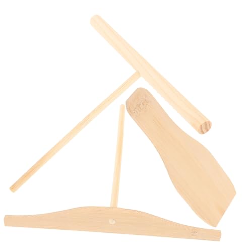 LOORGVEL Holz Crepe Spreader Pancake Maker Kit mit Ergonomischem Griff Gleichmäßige Teigverteilung für Pfannkuchen Omeletts Frühstück Geeignet für Zuhause und Gastronomie LOORGVEL Holz Crepe Spreader Pancake Maker Kit mit Ergonomischem Griff Gleichmäßige Teigverteilung für Pfannkuchen Omeletts Frühstück Geeignet für Zuhause und Gastronomie von LOORGVEL