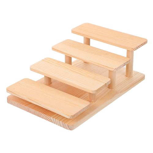 LOORGVEL Holz Display Regal mit Stabiler Basis Stufiger Brillenhalter und Schmuckständer Vielseitiges Aufbewahrungsregal für Sonnenbrillen Lesebrillen Figuren für Zuhause und Laden LOORGVEL Holz Display Regal mit Stabiler Basis Stufiger Brillenhalter und Schmuckständer Vielseitiges Aufbewahrungsregal für Sonnenbrillen Lesebrillen Figuren für Zuhause und Laden von LOORGVEL