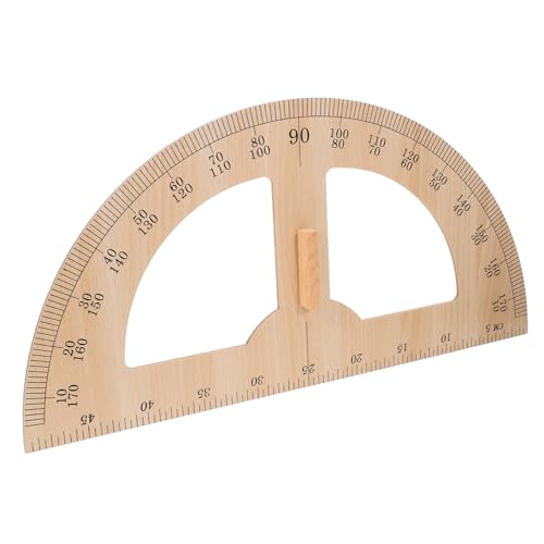 LOORGVEL Holz Dreieckmaßstab mit Griff Messwerkzeug für Unterricht Klassenzimmer Lineal zum Zeichnen und Messen Lehrer Werkzeug für Bessere Schülerverständnis LOORGVEL Holz Dreieckmaßstab mit Griff Messwerkzeug für Unterricht Klassenzimmer Lineal zum Zeichnen und Messen Lehrer Werkzeug für Bessere Schülerverständnis von LOORGVEL