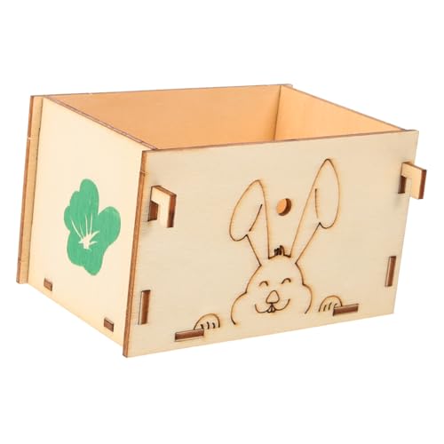 LOORGVEL Holz Futterspender Kaninchen und Kleintiere Stabiles Futter und Grasgestell Kippsichere Multifunktionale Futterschale für Hamster Meerschweinchen und Nagetiere LOORGVEL Holz Futterspender Kaninchen und Kleintiere Stabiles Futter und Grasgestell Kippsichere Multifunktionale Futterschale für Hamster Meerschweinchen und Nagetiere von LOORGVEL
