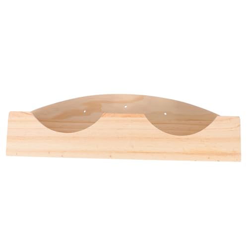 LOORGVEL Holz Futterspender für Kaninchen und Kleintiere Langlebiger Heurack zur Einfachen Futteraufnahme Geeignet für Hasen Meerschweinchen und Chinchillas Praktischer Gras Futterhalter von LOORGVEL