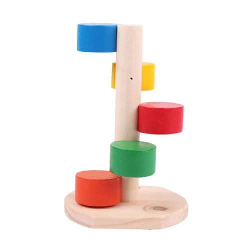 LOORGVEL Holz Kletterleiter für Hamster und Kleintiere Langlebiges und Sicheres Lustiger Spiel und Ruheplatz Einfach zu Reinigen für Zwerghamster und Mäuse von LOORGVEL
