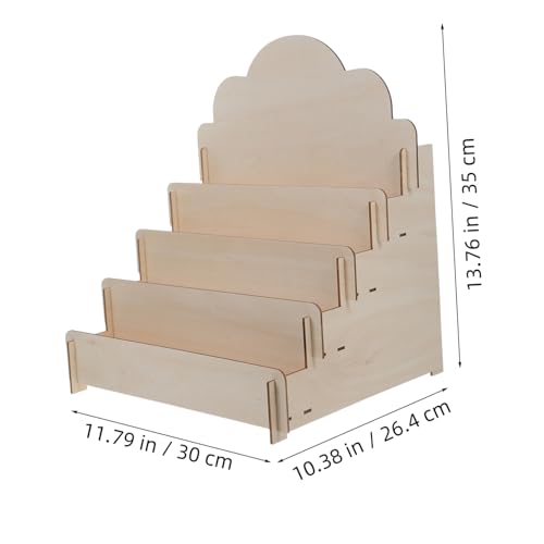 LOORGVEL Holz Präsentationsständer mit Stufenlayout für Grußkarten Poster Postkarten Multifunktionaler Desktop Organizer aus Robustem Holz für Büro Zuhause und Veranstaltungen LOORGVEL Holz Präsentationsständer mit Stufenlayout für Grußkarten Poster Postkarten Multifunktionaler Desktop Organizer aus Robustem Holz für Büro Zuhause und Veranstaltungen von LOORGVEL