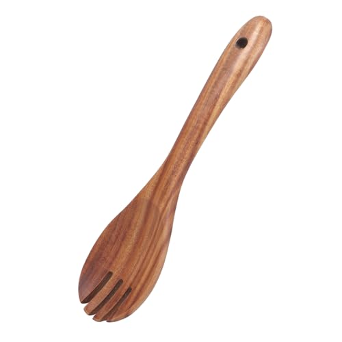 LOORGVEL Holz Salatgabel Lang Robust Küchenutensil mit Langem Griff für Komfortables Wenden und Servieren von Salat und Gemüse Langlebiges Holz Besteck für Vielseitige Küchenanwendung LOORGVEL Holz Salatgabel Lang Robust Küchenutensil mit Langem Griff für Komfortables Wenden und Servieren von Salat und Gemüse Langlebiges Holz Besteck für Vielseitige Küchenanwendung von LOORGVEL