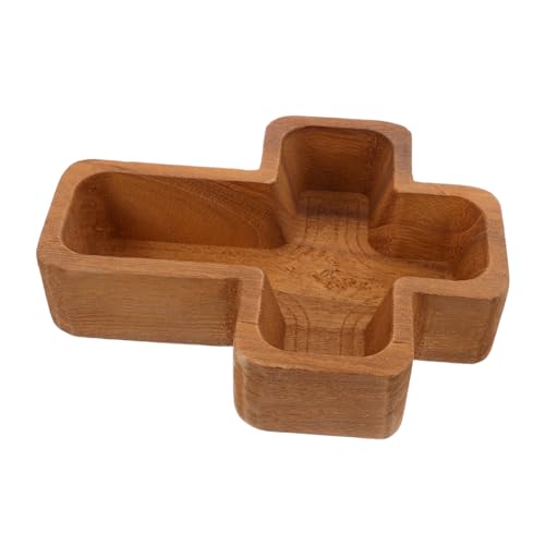 LOORGVEL Holz Servierplatte Kreuzförmig mit Glatten Kanten Dekoratives Snacktablett für Party Obst und Käseplatte Rustikales Charcuterie Board Multifunktionales Holztablett für Küche und von LOORGVEL